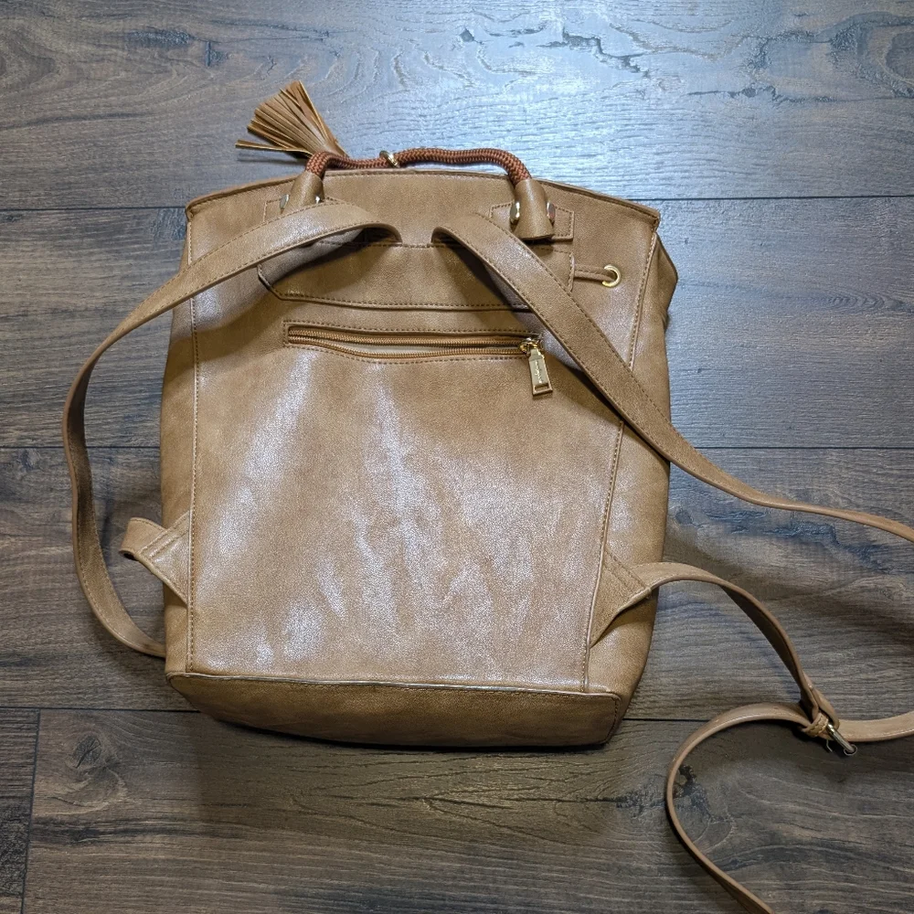 Urban‎ Originals Brown Leather Backpack